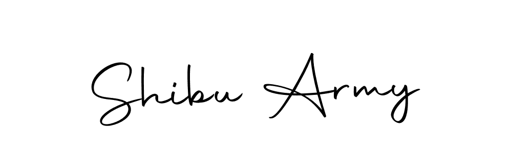 Make a beautiful signature design for name Shibu Army. Use this online signature maker to create a handwritten signature for free. Shibu Army signature style 10 images and pictures png