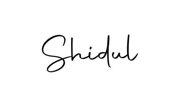 Make a beautiful signature design for name Shidul. Use this online signature maker to create a handwritten signature for free. Shidul signature style 10 images and pictures png
