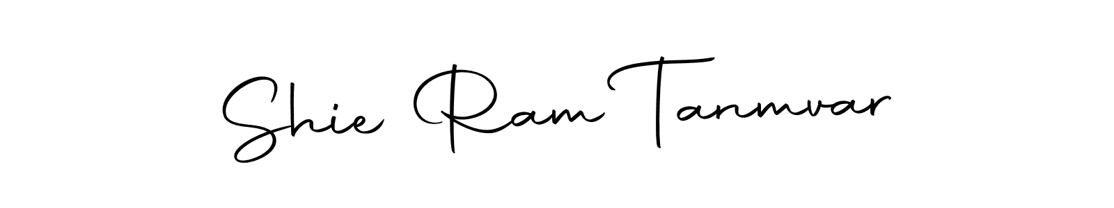 Make a beautiful signature design for name Shie Ram Tanmvar. With this signature (Autography-DOLnW) style, you can create a handwritten signature for free. Shie Ram Tanmvar signature style 10 images and pictures png