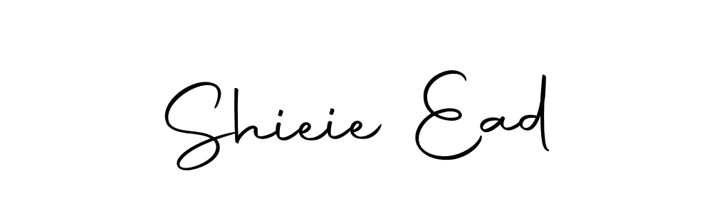 Make a beautiful signature design for name Shieie Ead. Use this online signature maker to create a handwritten signature for free. Shieie Ead signature style 10 images and pictures png