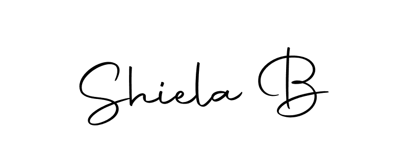 Design your own signature with our free online signature maker. With this signature software, you can create a handwritten (Autography-DOLnW) signature for name Shiela B. Shiela B signature style 10 images and pictures png