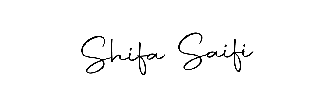 Shifa Saifi stylish signature style. Best Handwritten Sign (Autography-DOLnW) for my name. Handwritten Signature Collection Ideas for my name Shifa Saifi. Shifa Saifi signature style 10 images and pictures png