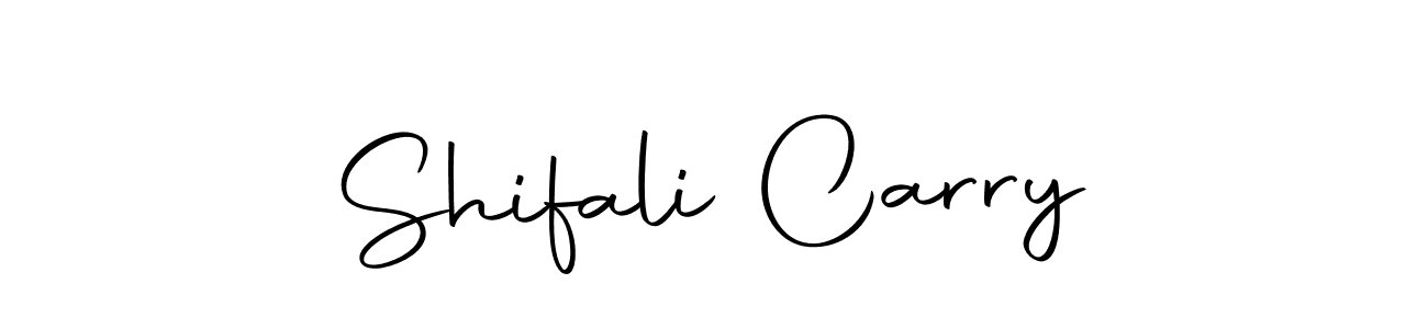 How to make Shifali Carry name signature. Use Autography-DOLnW style for creating short signs online. This is the latest handwritten sign. Shifali Carry signature style 10 images and pictures png