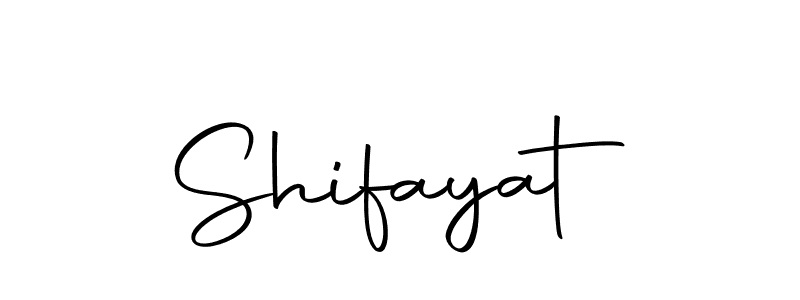 Make a beautiful signature design for name Shifayat. With this signature (Autography-DOLnW) style, you can create a handwritten signature for free. Shifayat signature style 10 images and pictures png