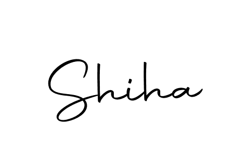 Design your own signature with our free online signature maker. With this signature software, you can create a handwritten (Autography-DOLnW) signature for name Shiha. Shiha signature style 10 images and pictures png