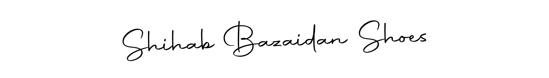 if you are searching for the best signature style for your name Shihab Bazaidan Shoes. so please give up your signature search. here we have designed multiple signature styles  using Autography-DOLnW. Shihab Bazaidan Shoes signature style 10 images and pictures png