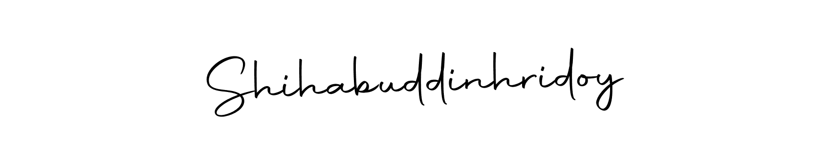 Autography-DOLnW is a professional signature style that is perfect for those who want to add a touch of class to their signature. It is also a great choice for those who want to make their signature more unique. Get Shihabuddinhridoy name to fancy signature for free. Shihabuddinhridoy signature style 10 images and pictures png