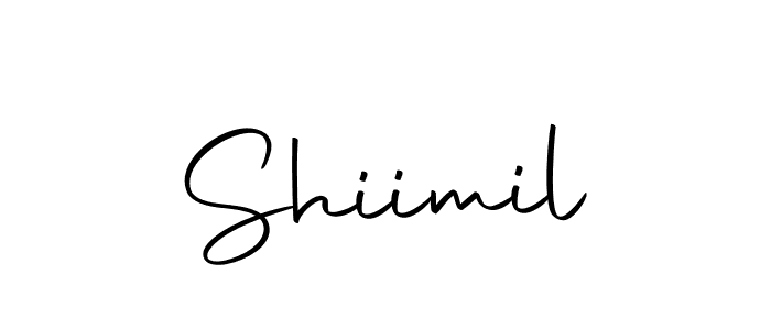 You should practise on your own different ways (Autography-DOLnW) to write your name (Shiimil) in signature. don't let someone else do it for you. Shiimil signature style 10 images and pictures png
