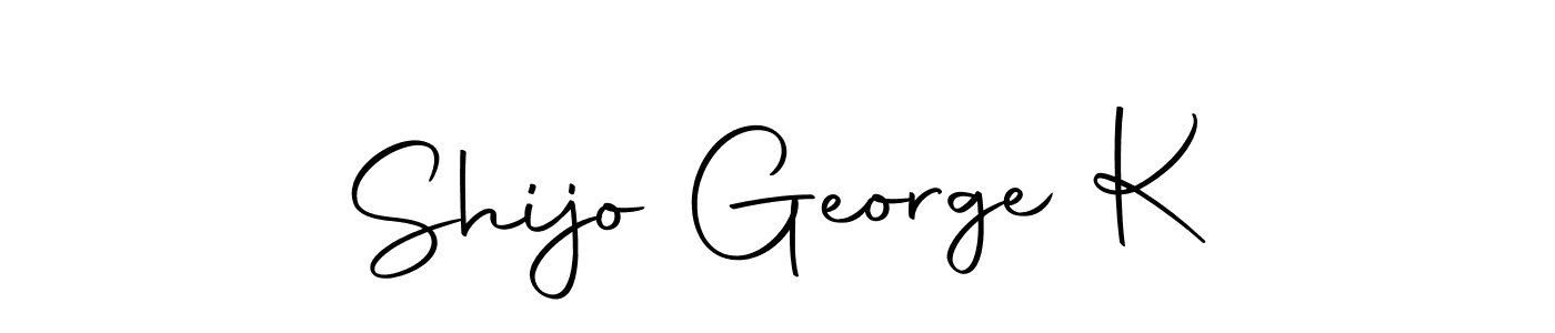 Make a beautiful signature design for name Shijo George K. With this signature (Autography-DOLnW) style, you can create a handwritten signature for free. Shijo George K signature style 10 images and pictures png