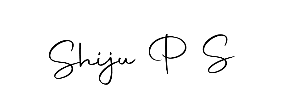 The best way (Autography-DOLnW) to make a short signature is to pick only two or three words in your name. The name Shiju P S include a total of six letters. For converting this name. Shiju P S signature style 10 images and pictures png