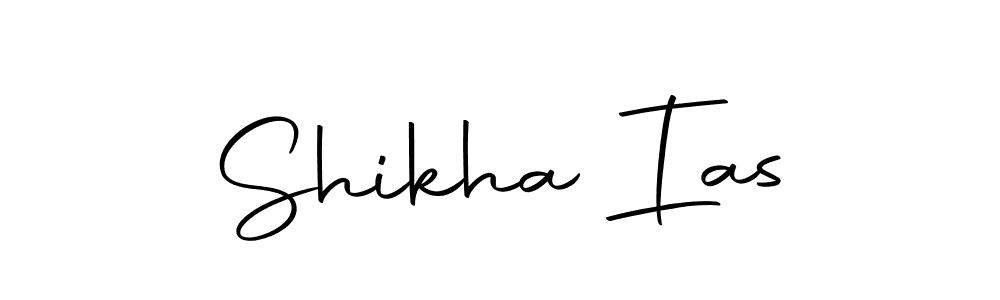 How to make Shikha Ias signature? Autography-DOLnW is a professional autograph style. Create handwritten signature for Shikha Ias name. Shikha Ias signature style 10 images and pictures png