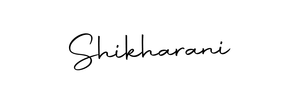 The best way (Autography-DOLnW) to make a short signature is to pick only two or three words in your name. The name Shikharani include a total of six letters. For converting this name. Shikharani signature style 10 images and pictures png