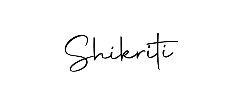How to make Shikriti signature? Autography-DOLnW is a professional autograph style. Create handwritten signature for Shikriti name. Shikriti signature style 10 images and pictures png