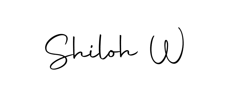 It looks lik you need a new signature style for name Shiloh W. Design unique handwritten (Autography-DOLnW) signature with our free signature maker in just a few clicks. Shiloh W signature style 10 images and pictures png