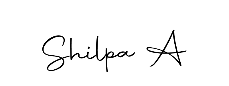 Also we have Shilpa A name is the best signature style. Create professional handwritten signature collection using Autography-DOLnW autograph style. Shilpa A signature style 10 images and pictures png