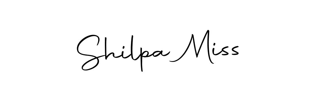 Use a signature maker to create a handwritten signature online. With this signature software, you can design (Autography-DOLnW) your own signature for name Shilpa Miss. Shilpa Miss signature style 10 images and pictures png