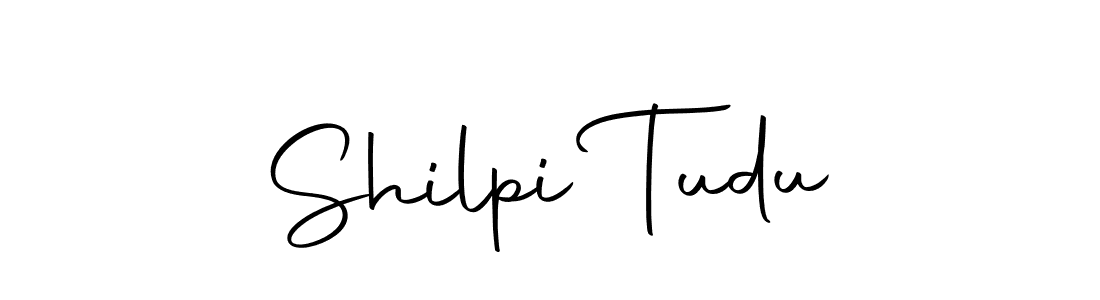 Create a beautiful signature design for name Shilpi Tudu. With this signature (Autography-DOLnW) fonts, you can make a handwritten signature for free. Shilpi Tudu signature style 10 images and pictures png