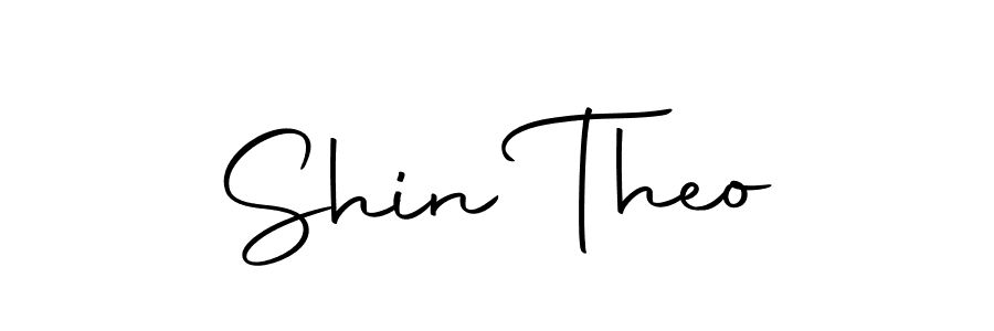 You should practise on your own different ways (Autography-DOLnW) to write your name (Shin Theo) in signature. don't let someone else do it for you. Shin Theo signature style 10 images and pictures png