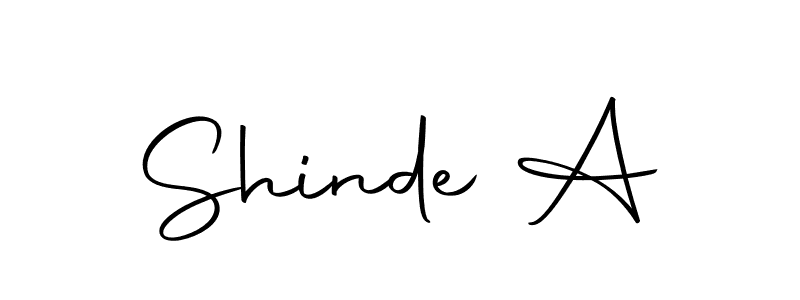 How to make Shinde A signature? Autography-DOLnW is a professional autograph style. Create handwritten signature for Shinde A name. Shinde A signature style 10 images and pictures png