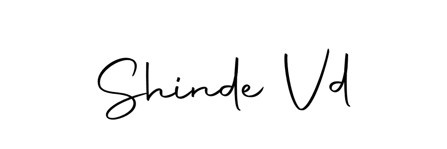 Use a signature maker to create a handwritten signature online. With this signature software, you can design (Autography-DOLnW) your own signature for name Shinde Vd. Shinde Vd signature style 10 images and pictures png