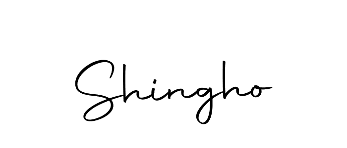 Make a beautiful signature design for name Shingho. With this signature (Autography-DOLnW) style, you can create a handwritten signature for free. Shingho signature style 10 images and pictures png