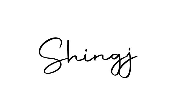 How to make Shingj signature? Autography-DOLnW is a professional autograph style. Create handwritten signature for Shingj name. Shingj signature style 10 images and pictures png