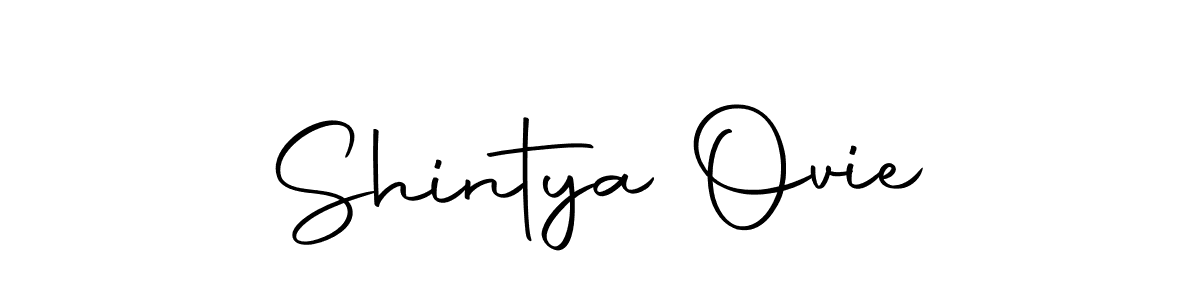 Design your own signature with our free online signature maker. With this signature software, you can create a handwritten (Autography-DOLnW) signature for name Shintya Ovie. Shintya Ovie signature style 10 images and pictures png