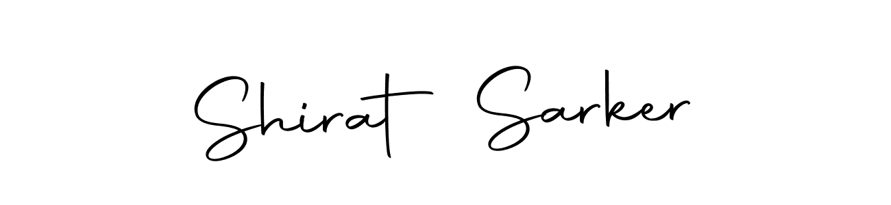 The best way (Autography-DOLnW) to make a short signature is to pick only two or three words in your name. The name Shirat Sarker include a total of six letters. For converting this name. Shirat Sarker signature style 10 images and pictures png