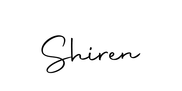 Similarly Autography-DOLnW is the best handwritten signature design. Signature creator online .You can use it as an online autograph creator for name Shiren. Shiren signature style 10 images and pictures png