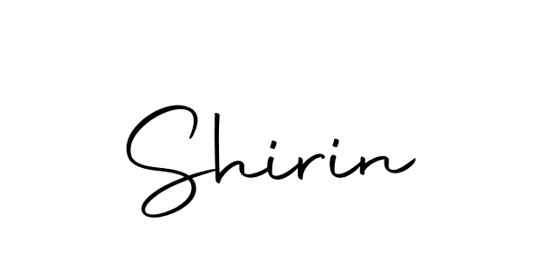 Use a signature maker to create a handwritten signature online. With this signature software, you can design (Autography-DOLnW) your own signature for name Shirin. Shirin signature style 10 images and pictures png