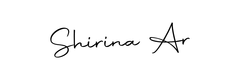 You should practise on your own different ways (Autography-DOLnW) to write your name (Shirina Ar) in signature. don't let someone else do it for you. Shirina Ar signature style 10 images and pictures png