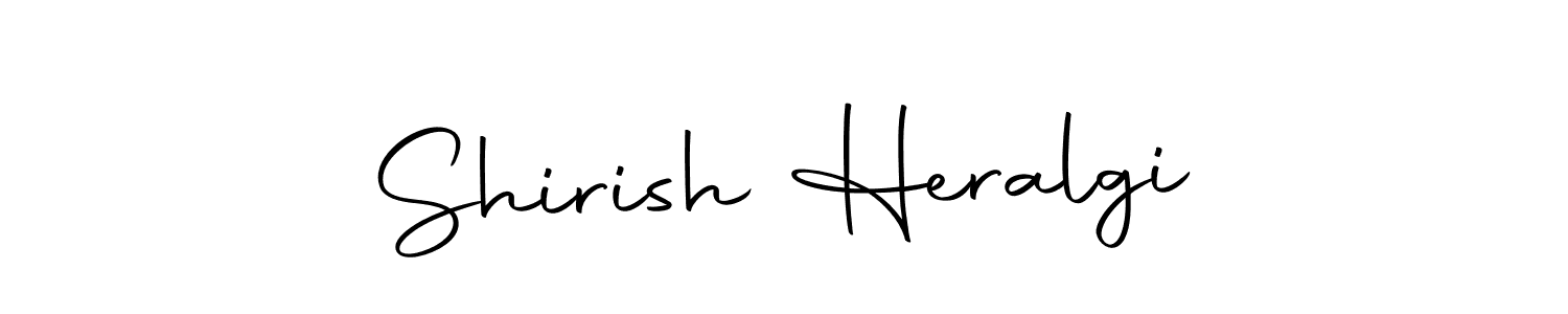 The best way (Autography-DOLnW) to make a short signature is to pick only two or three words in your name. The name Shirish Heralgi include a total of six letters. For converting this name. Shirish Heralgi signature style 10 images and pictures png