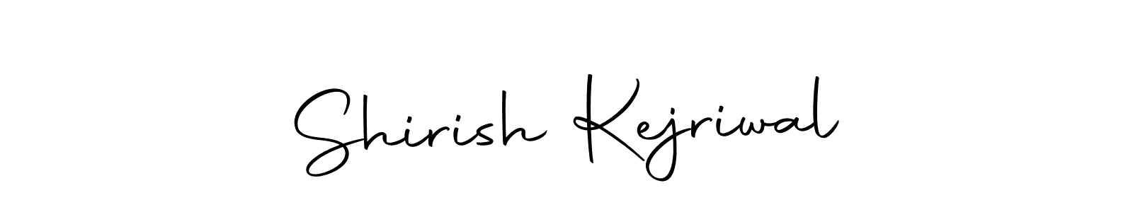 How to make Shirish Kejriwal name signature. Use Autography-DOLnW style for creating short signs online. This is the latest handwritten sign. Shirish Kejriwal signature style 10 images and pictures png
