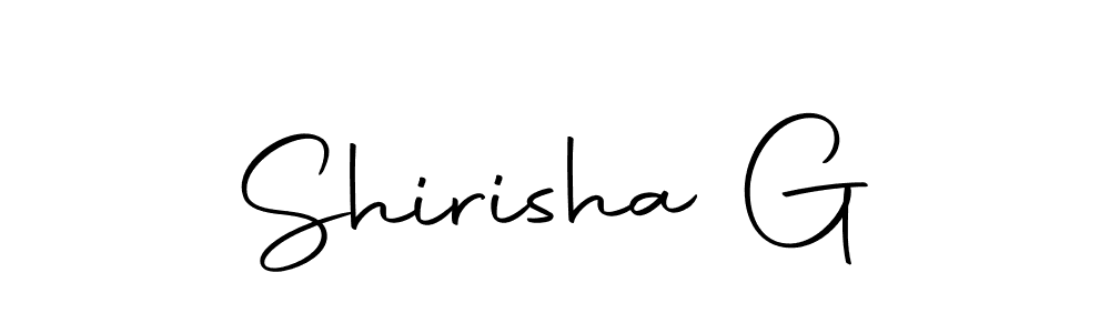 It looks lik you need a new signature style for name Shirisha G. Design unique handwritten (Autography-DOLnW) signature with our free signature maker in just a few clicks. Shirisha G signature style 10 images and pictures png