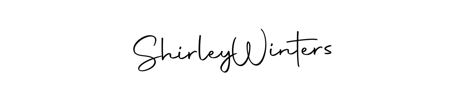 Similarly Autography-DOLnW is the best handwritten signature design. Signature creator online .You can use it as an online autograph creator for name Shirley  Winters. Shirley  Winters signature style 10 images and pictures png