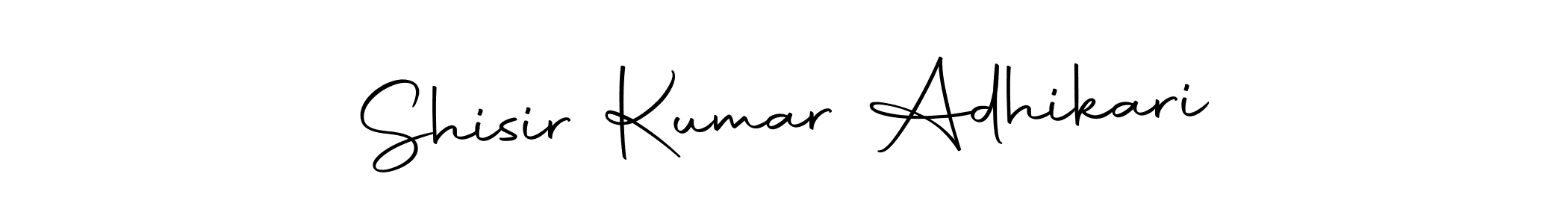 Create a beautiful signature design for name Shisir Kumar Adhikari. With this signature (Autography-DOLnW) fonts, you can make a handwritten signature for free. Shisir Kumar Adhikari signature style 10 images and pictures png