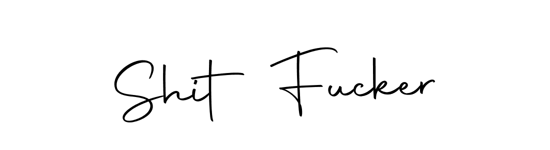 How to make Shit Fucker name signature. Use Autography-DOLnW style for creating short signs online. This is the latest handwritten sign. Shit Fucker signature style 10 images and pictures png