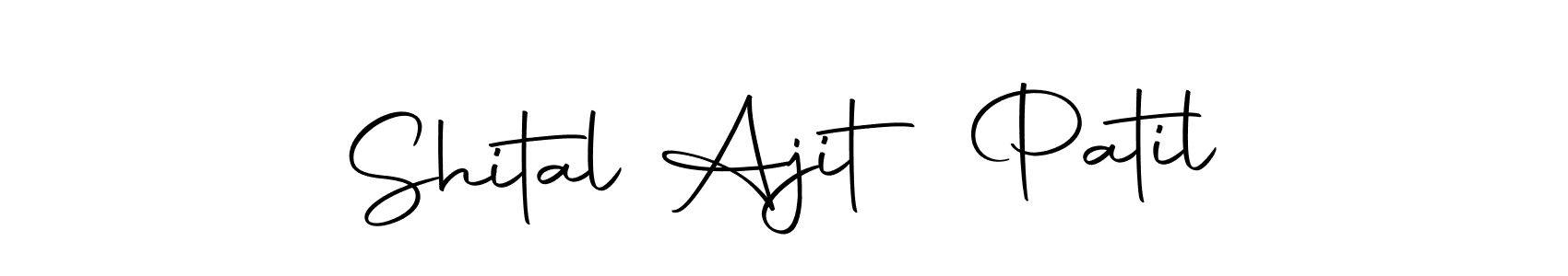 Make a beautiful signature design for name Shital Ajit Patil. Use this online signature maker to create a handwritten signature for free. Shital Ajit Patil signature style 10 images and pictures png