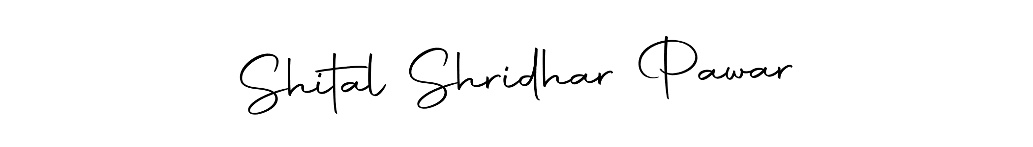 Create a beautiful signature design for name Shital Shridhar Pawar. With this signature (Autography-DOLnW) fonts, you can make a handwritten signature for free. Shital Shridhar Pawar signature style 10 images and pictures png