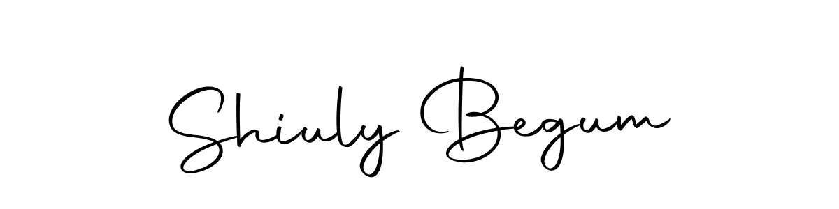 Make a short Shiuly Begum signature style. Manage your documents anywhere anytime using Autography-DOLnW. Create and add eSignatures, submit forms, share and send files easily. Shiuly Begum signature style 10 images and pictures png