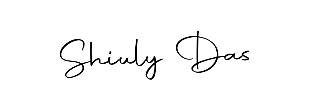 The best way (Autography-DOLnW) to make a short signature is to pick only two or three words in your name. The name Shiuly Das include a total of six letters. For converting this name. Shiuly Das signature style 10 images and pictures png