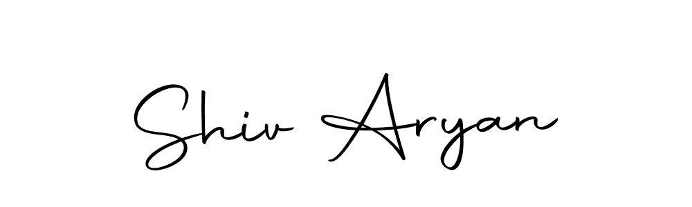 Make a beautiful signature design for name Shiv Aryan. Use this online signature maker to create a handwritten signature for free. Shiv Aryan signature style 10 images and pictures png