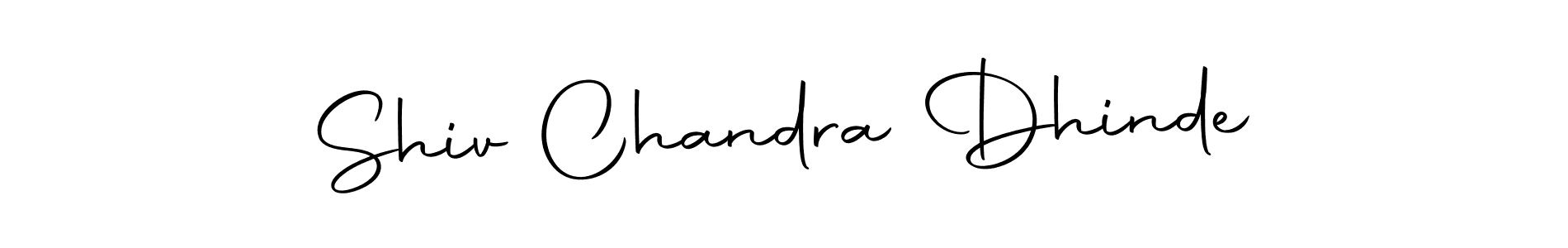 Make a beautiful signature design for name Shiv Chandra Dhinde. With this signature (Autography-DOLnW) style, you can create a handwritten signature for free. Shiv Chandra Dhinde signature style 10 images and pictures png