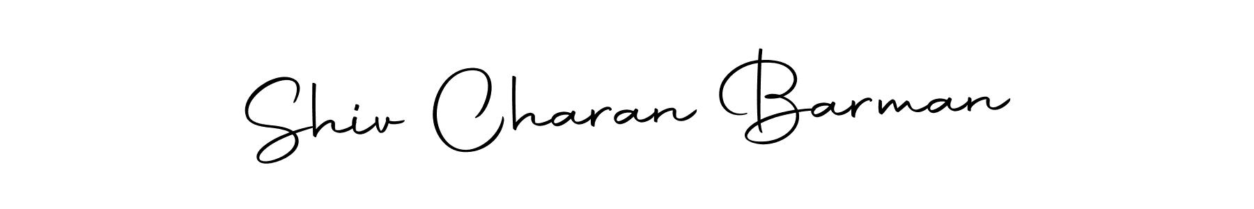Create a beautiful signature design for name Shiv Charan Barman. With this signature (Autography-DOLnW) fonts, you can make a handwritten signature for free. Shiv Charan Barman signature style 10 images and pictures png