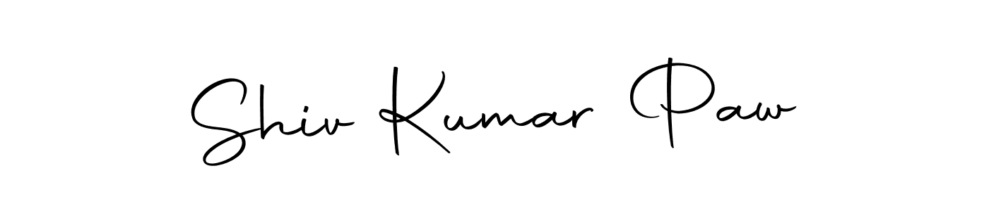 You should practise on your own different ways (Autography-DOLnW) to write your name (Shiv Kumar Paw) in signature. don't let someone else do it for you. Shiv Kumar Paw signature style 10 images and pictures png