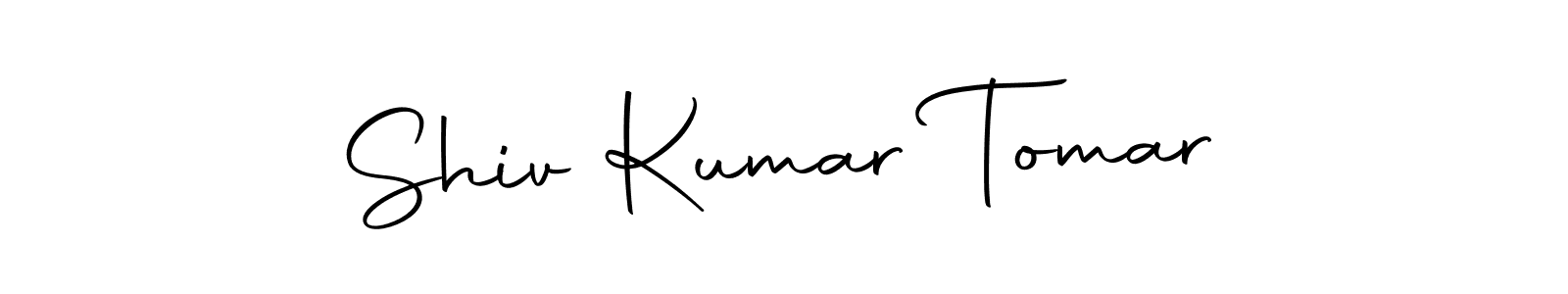 Create a beautiful signature design for name Shiv Kumar Tomar. With this signature (Autography-DOLnW) fonts, you can make a handwritten signature for free. Shiv Kumar Tomar signature style 10 images and pictures png
