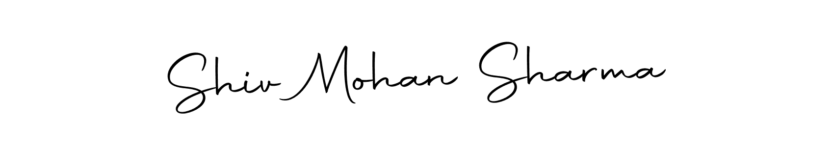 Create a beautiful signature design for name Shiv Mohan Sharma. With this signature (Autography-DOLnW) fonts, you can make a handwritten signature for free. Shiv Mohan Sharma signature style 10 images and pictures png