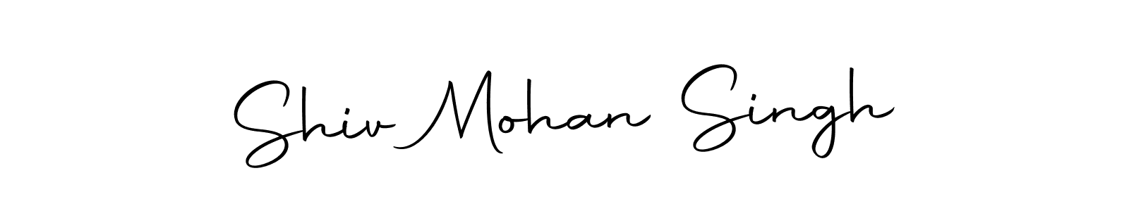 Make a short Shiv Mohan Singh signature style. Manage your documents anywhere anytime using Autography-DOLnW. Create and add eSignatures, submit forms, share and send files easily. Shiv Mohan Singh signature style 10 images and pictures png