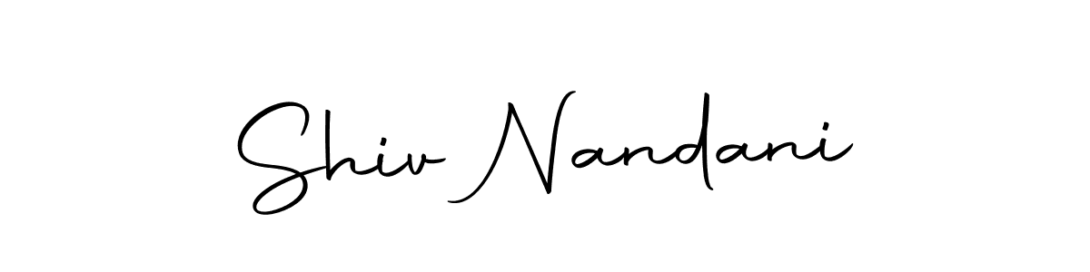 The best way (Autography-DOLnW) to make a short signature is to pick only two or three words in your name. The name Shiv Nandani include a total of six letters. For converting this name. Shiv Nandani signature style 10 images and pictures png