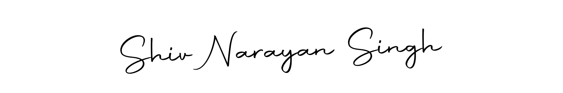 How to make Shiv Narayan Singh name signature. Use Autography-DOLnW style for creating short signs online. This is the latest handwritten sign. Shiv Narayan Singh signature style 10 images and pictures png